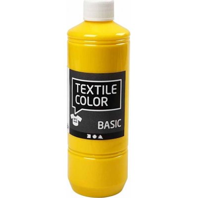 Tekstilfarve tekstilfarve - primr gul - 500 ml