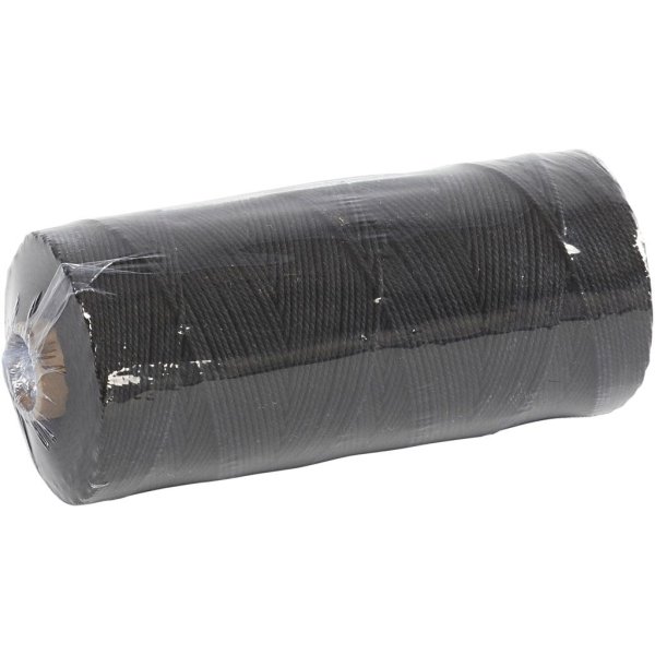 Makramésnor 1 mm 315 m Sort - 220 g Makramésnor 1 mm 315 m Sort - 220 g