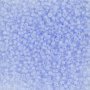 Rocaillep�rlor matt frozen 1,7 mm Ljusbl� 25 g