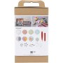 DIY-sett Modelleringsblomster Pastellfarger DIY-sett Modelleringsblomster Pastellfarger