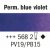 Rembrandt Akvarelmaling/Vandfarver Half Cup - Bl/Violet-2-Permanent Blviolet