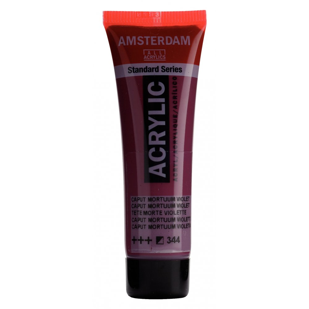 Akrylmaling Amsterdam 20 ml - Caput.Mort.Viol - Akrylfarver, Kunstnerfarver