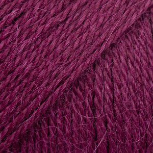 DROPS Alpaca Uni Colour garn 50g - Rubinr�d (9045)
