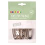 Hårspänne 80 x 10 mm försilvrade - 10 st Hårspänne 80 x 10 mm försilvrade - 10 st
