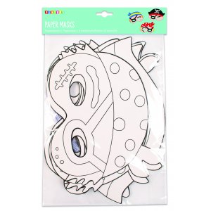 Pappersmasker pirater 12 st