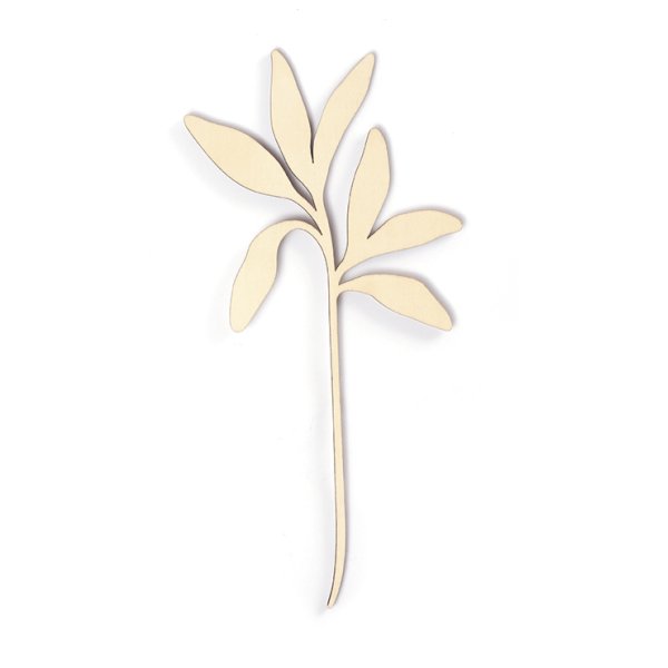Set med 10 plywoodblommor, ca 24 cm, 4 mm tjocka Set med 10 plywoodblommor, ca 24 cm, 4 mm tjocka