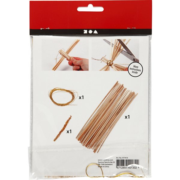 Mini DIY Kit - ängel i halm Mini DIY Kit - ängel i halm