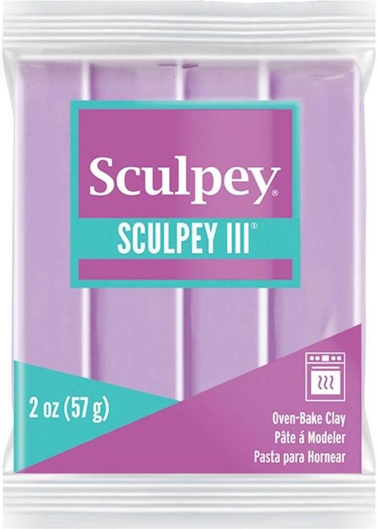 Clay Sculpey III 57g - Spring Lilac 1216 - Ovnhærdende ler, Modellere, Hobbyartikler til børn, Hobbymateriale, Håndværk