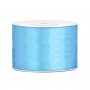 Satinband - 25 m - Ljusbl�tt - Bredd: 50 mm