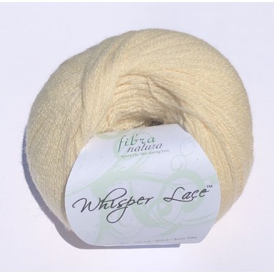 Whisper Lace garn 50g - Hvit (101)