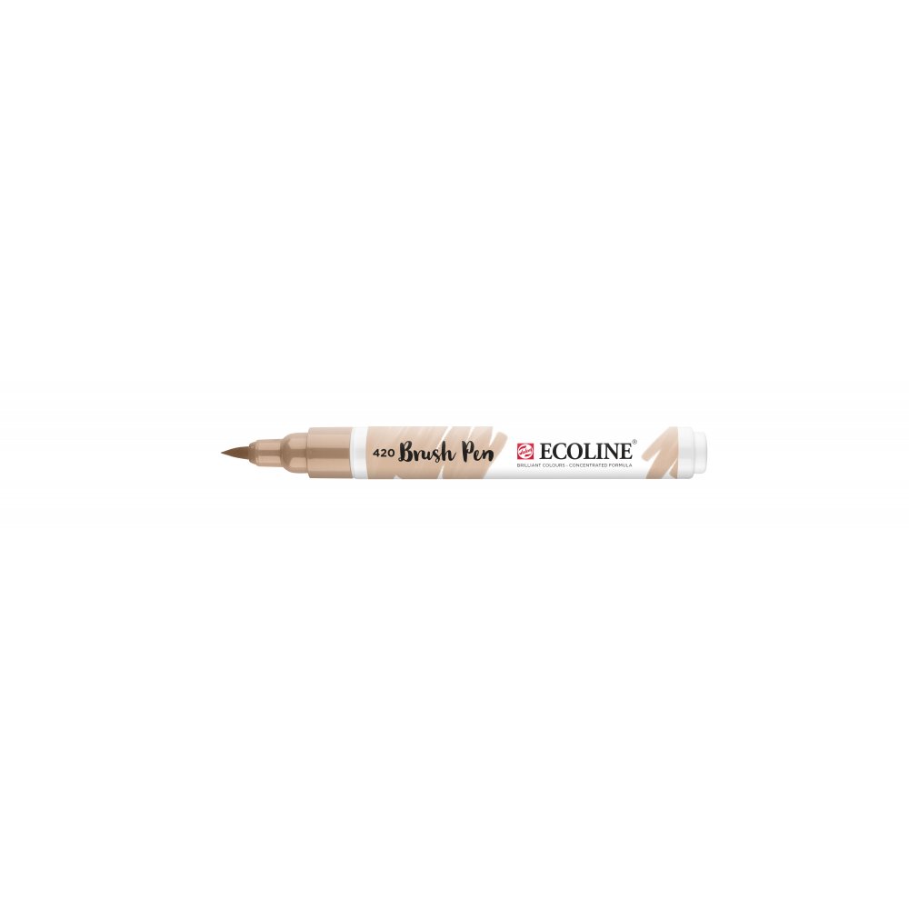 Penselpenne Ecoline Brush Pen - Beige (420) - Fiberpenne, Penne, Penne, kridt & tusch