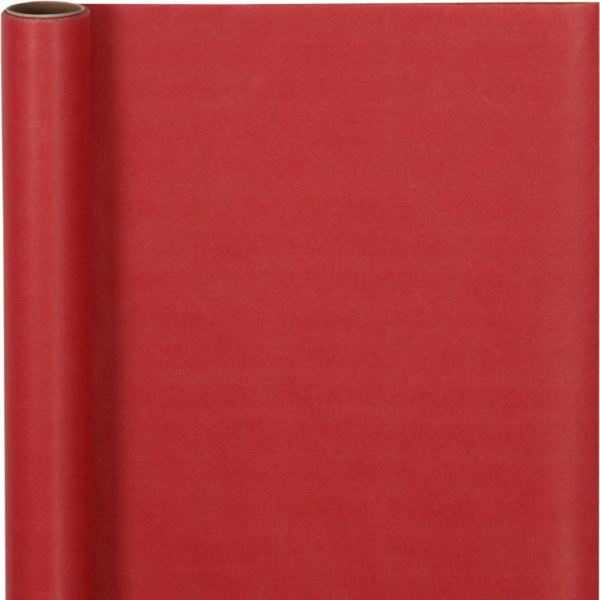 Presentpapper - röd - 5 m Presentpapper - röd - 5 m