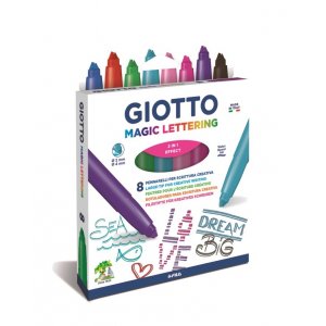 Tuschpenna Giotto Magic Lettering - 8-pack