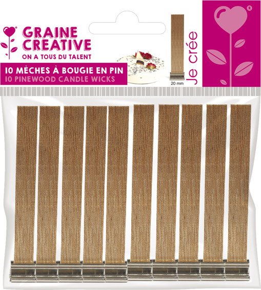 10 träveke till ljus 20 x 1,3 cm 10 träveke till ljus 20 x 1,3 cm