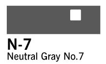 Copic Marker - N7 - Neutral Grey Nr.7 - Tuschpenne, Penne, Penne, kridt & tusch