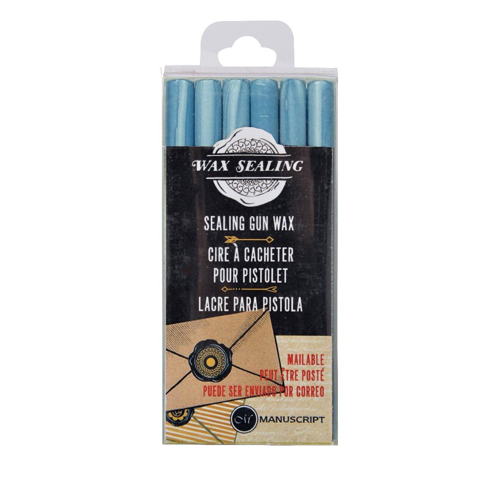 Seglvoks for vokspistol 6-pakning - Powder Blue - Lakkstenger, Stempler, Scrapbooking, Håndverk