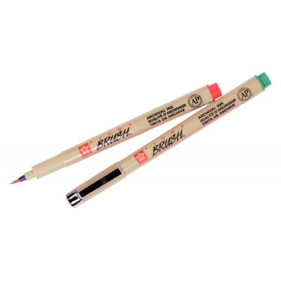 Penselpennor Pigma Brush Akrivbeständig - 9 pennor