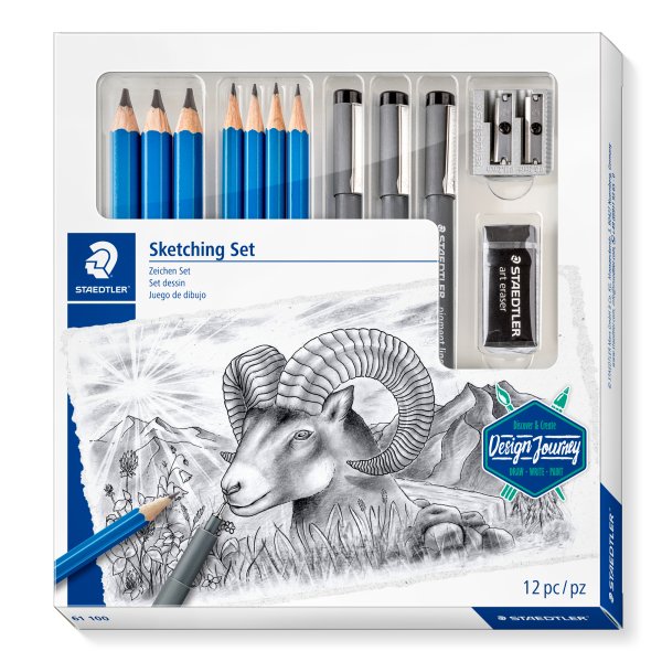 Teckningsset STAEDTLER Design Journey Blandat 100% PEFC Teckningsset STAEDTLER Design Journey Blandat 100% PEFC