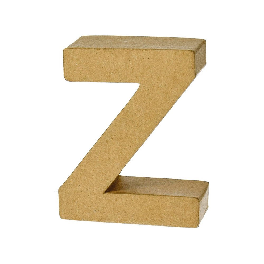 Bogstav H 10 x T 3 cm - Z - Papbogstaver, Bogstaver og tal, Papirartikler, Dekorationsrammer, Hobbymateriale, Håndværk