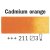 Rembrandt Akvarelmaling/Vandfarver Half Cup - Gul/Orange-3-Cadmium Orange