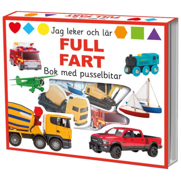Jag leker och l�r: full fart - bok med pusselbitar
