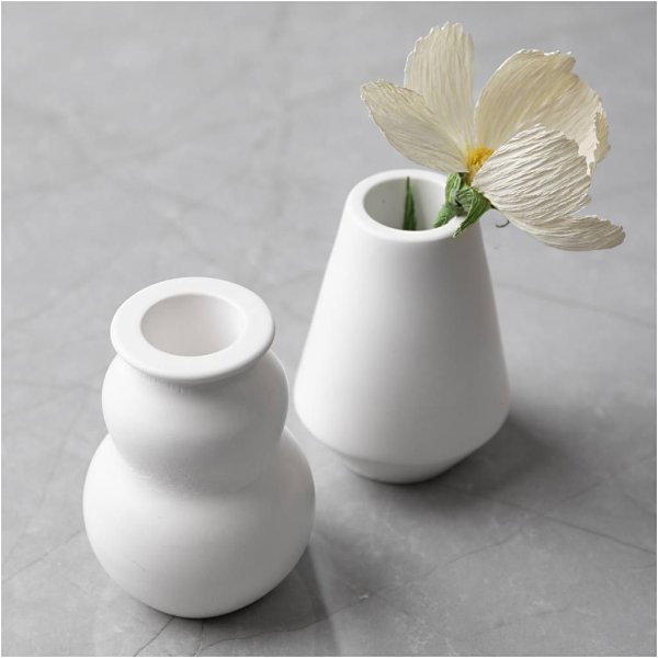 Silikonform Vase og lysholder 7,5 cm matt gjennomsiktig 2 stk Silikonform Vase og lysholder 7,5 cm matt gjennomsiktig 2 stk