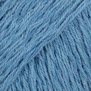 DROPS Belle Uni Colour garn - 50g - M�rk jeansbl� (13)