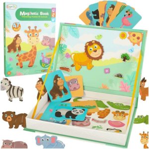 Magnetiskt pussel Safari 47 delar