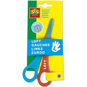 Säkerhetssax vänsterhänt 15 cm rostfritt stål - SES Creative Säkerhetssax vänsterhänt 15 cm rostfritt stål - SES Creative
