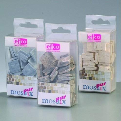 MosaixPur - naturlig sten 10 x 10 x 4 mm - 200 g ~ 205 st.