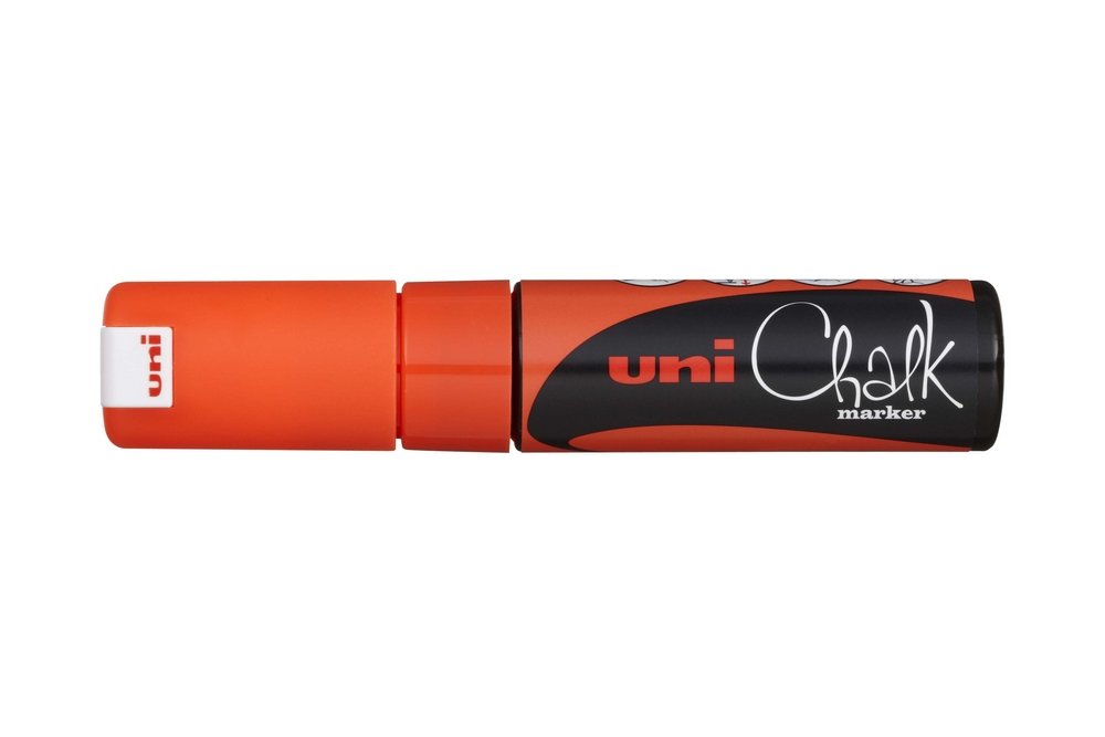 Uni Chalk Marker PWE-8K - Fluo Orange (754) - Øvrige Markers, Markers, Penne, Penne, kridt & tusch