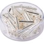 Glasp�rlor silver, 2 mm, 15 g