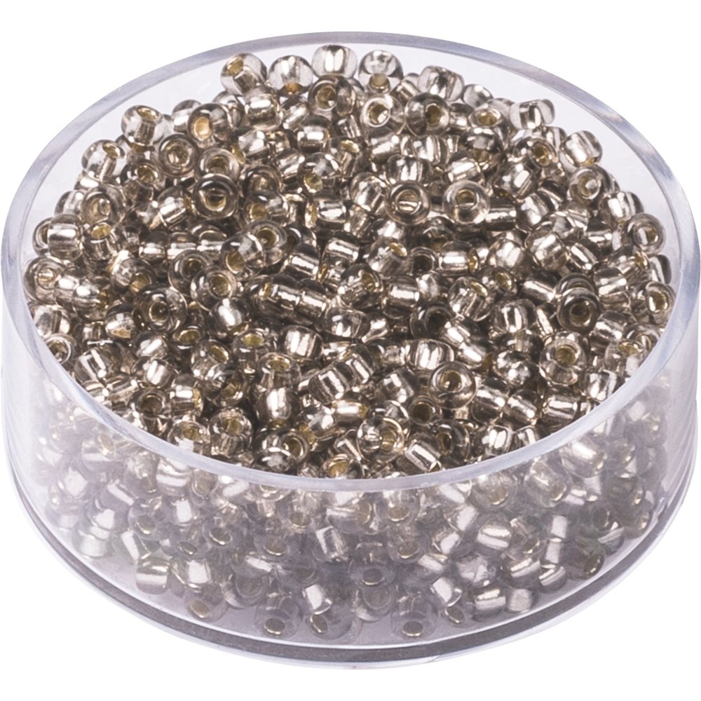 Boheme rocailleperler 2,5 mm 17 g - Sølvgrå - Blandinger af rocaillesperler, Rocaillesperler, Håndværk