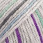 DROPS Fiesta Long Print garn 50g - Silver skymning (28)