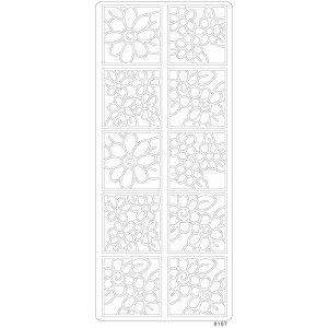 Peel offs - Blomster/firkanter