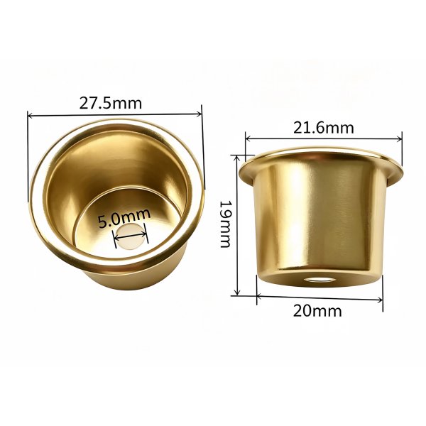 Ljushållare 21/22 mm guld - 25-pack Ljushållare 21/22 mm guld - 25-pack