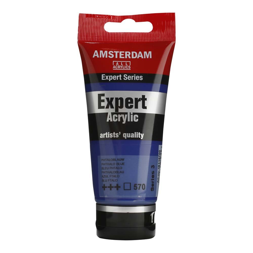 Amsterdam Acrylic Expert - 75 ml Phthalo Blue - Akrylfarver, Kunstnerfarver