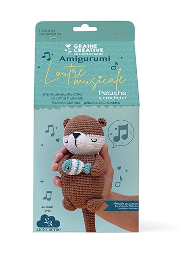 Musikalisk amigurumi utter - virkningskit Musikalisk amigurumi utter - virkningskit