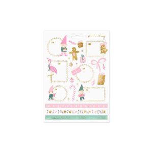 Julstickers Gnomes 5,5�8 cm mix - 26 stickers