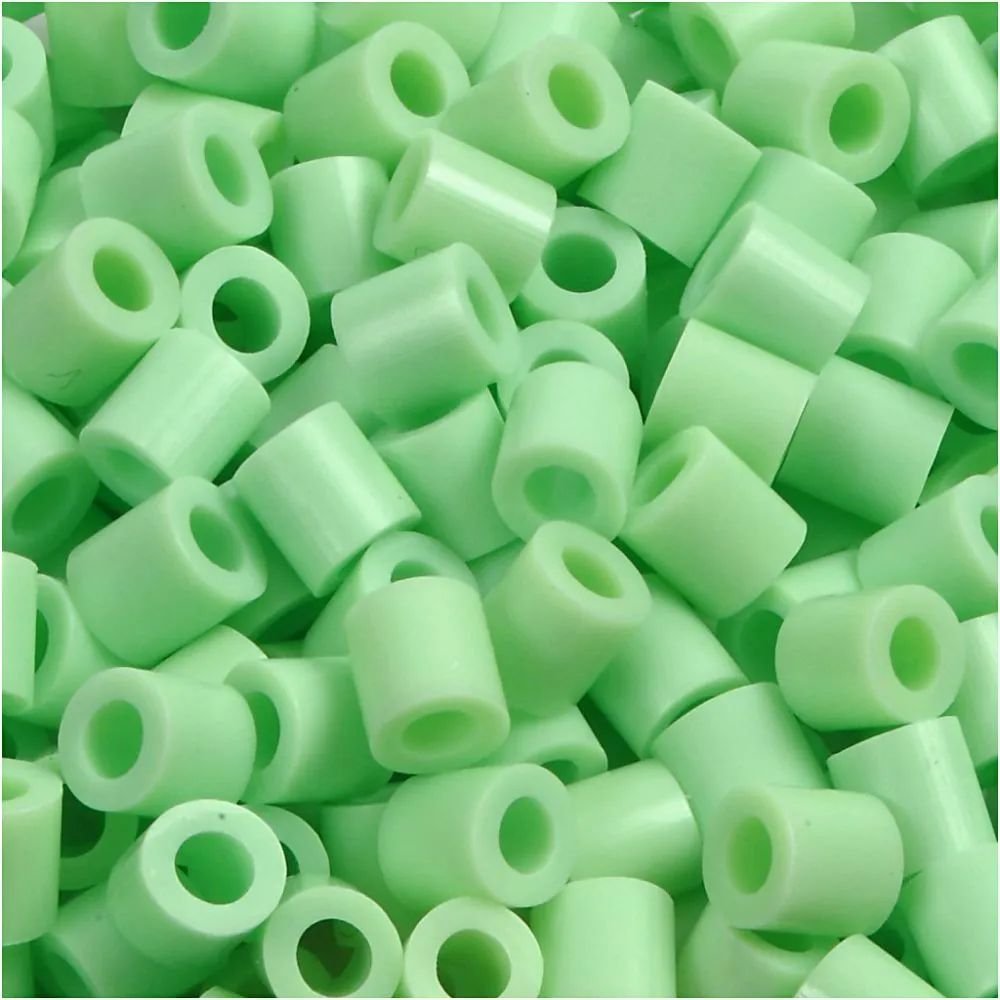 NABBI Pibeperler - Pastelgrøn (32252) - 1100 stk - Rørperler, Perler & perleplader, Håndværk