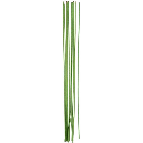 Blomstjälkar - grön - Ø2 mm - 20 st Blomstjälkar - grön - Ø2 mm - 20 st