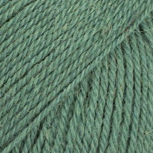 DROPS Flora Uni Colour garn 50g - Dimmig Skog (23)