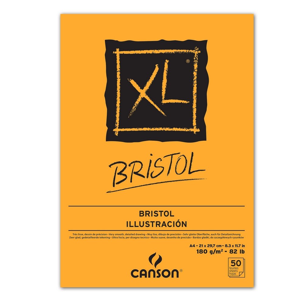 Canson XL Bristol 180 g - A4 - Skitseblok, Blok