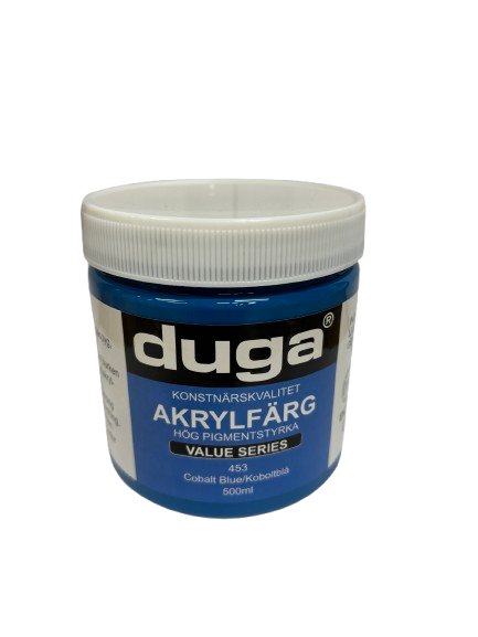 F�rg akryl 500ml -Koboltbl�