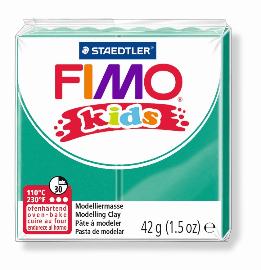 Modellervoks Fimo Kids 42 g - Grøn - Fimolera, Modellere, Hobbyartikler til børn, Hobbymateriale, Håndværk