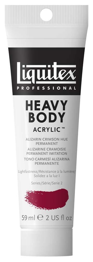 Akrylfärg Heavy Body Liquitex 59 ml - 116 Alizarin permanent crimson hue - Akrylfärger, Konstnärsfärger