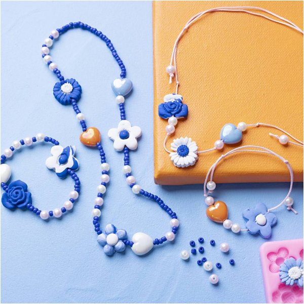Mini DIY-sett Smykkeblomster blandede farger Mini DIY-sett Smykkeblomster blandede farger