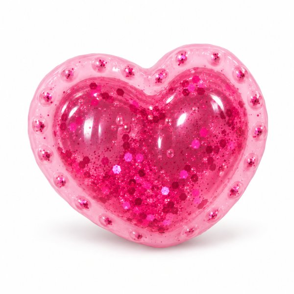 Squishy glitterhjerte Squishy glitterhjerte