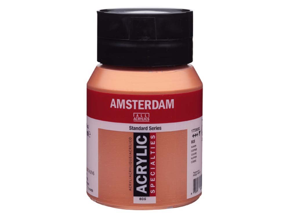 Amsterdam Akryl 500 ml - Kobber - Akrylfarver, Kunstnerfarver