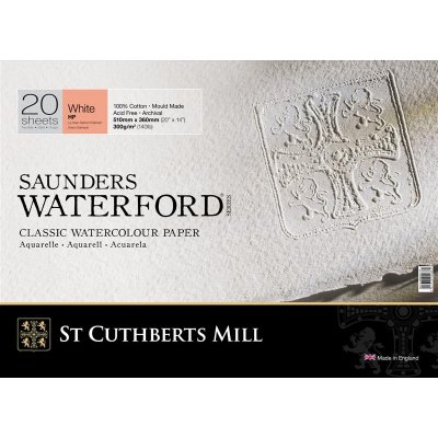 Akvarellblock Saunders Waterford 300 g - Varmpressad